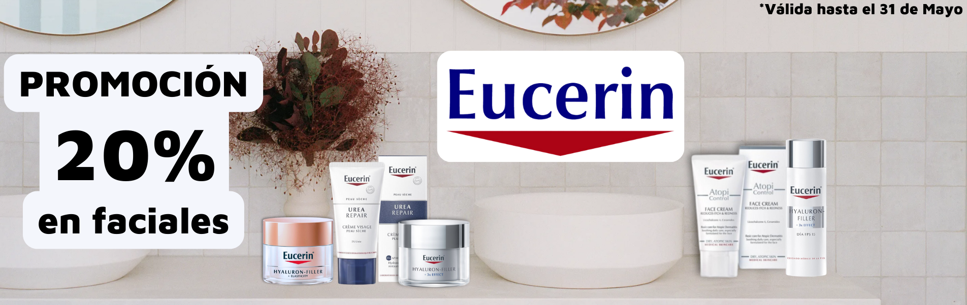 Banner de promoción de la marca Eucerin
