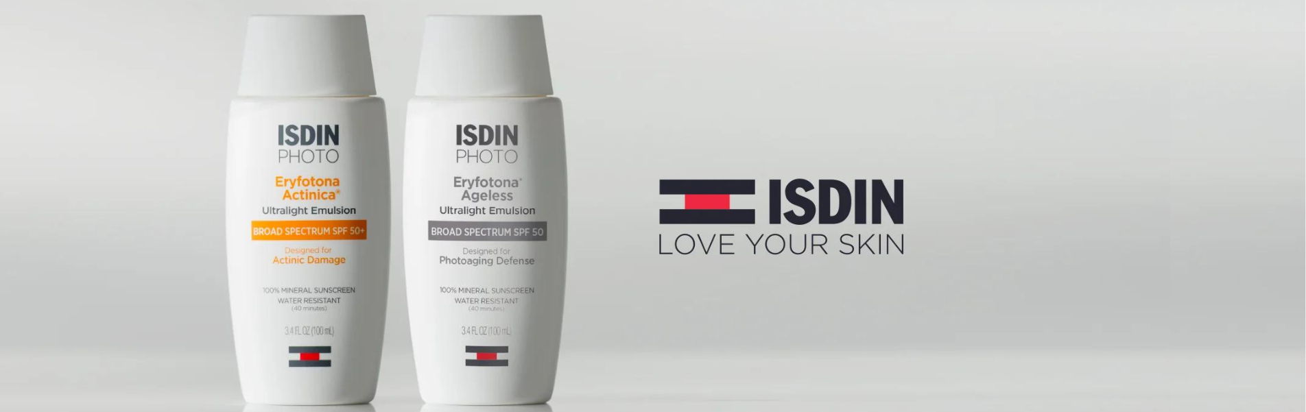 Banner de la marca ISDIN